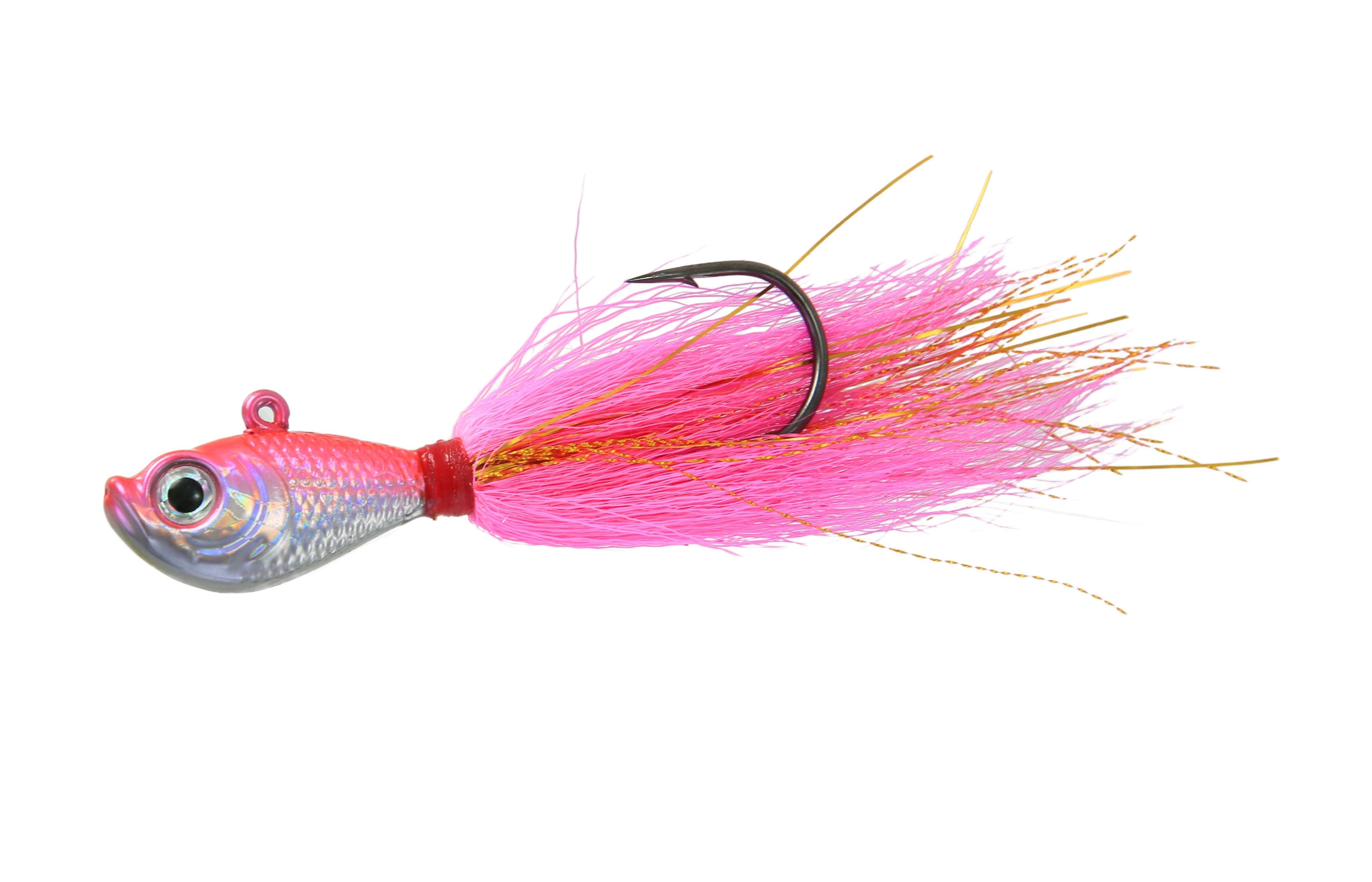 Jigging World Premium Bucktail V2 Jigs-Lures-Jigging World-Pink-3/8 oz-Tackle World