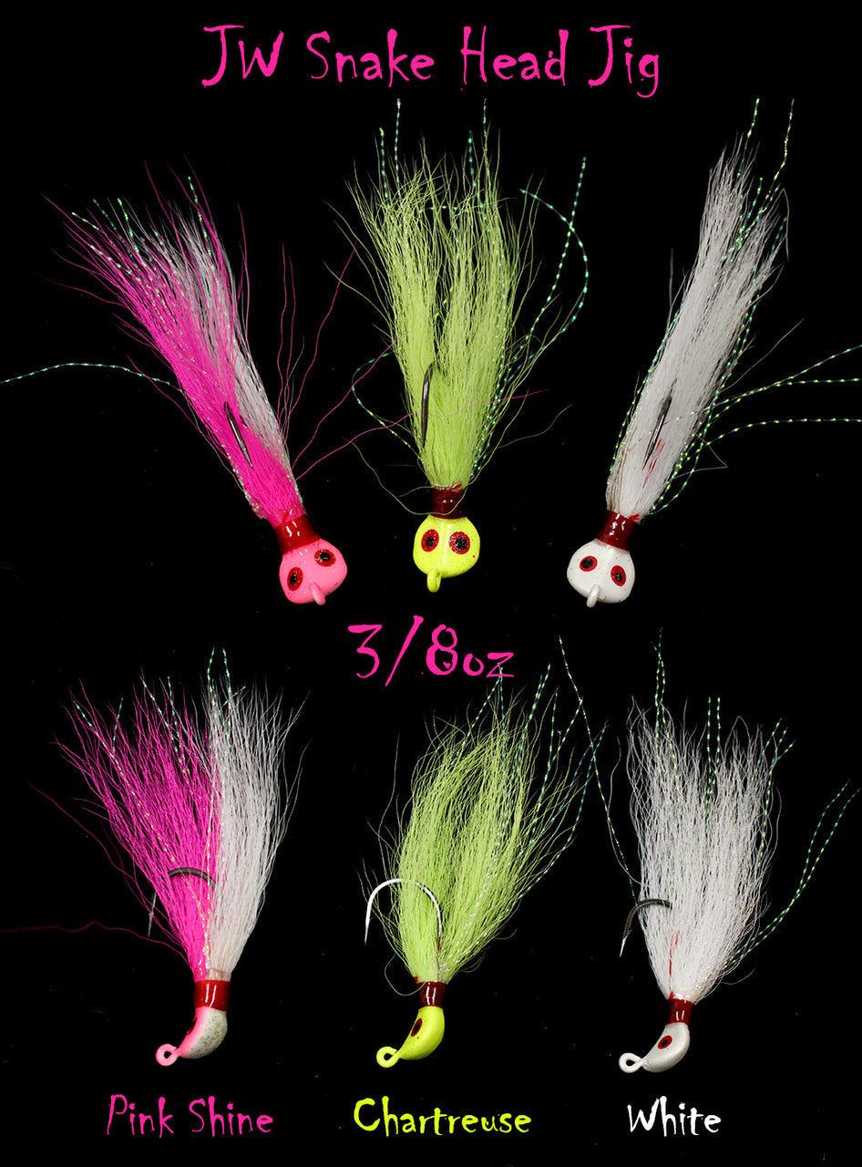 Jigging World Snake Head Bucktail Teasers-Lures-Jigging World-Tackle World