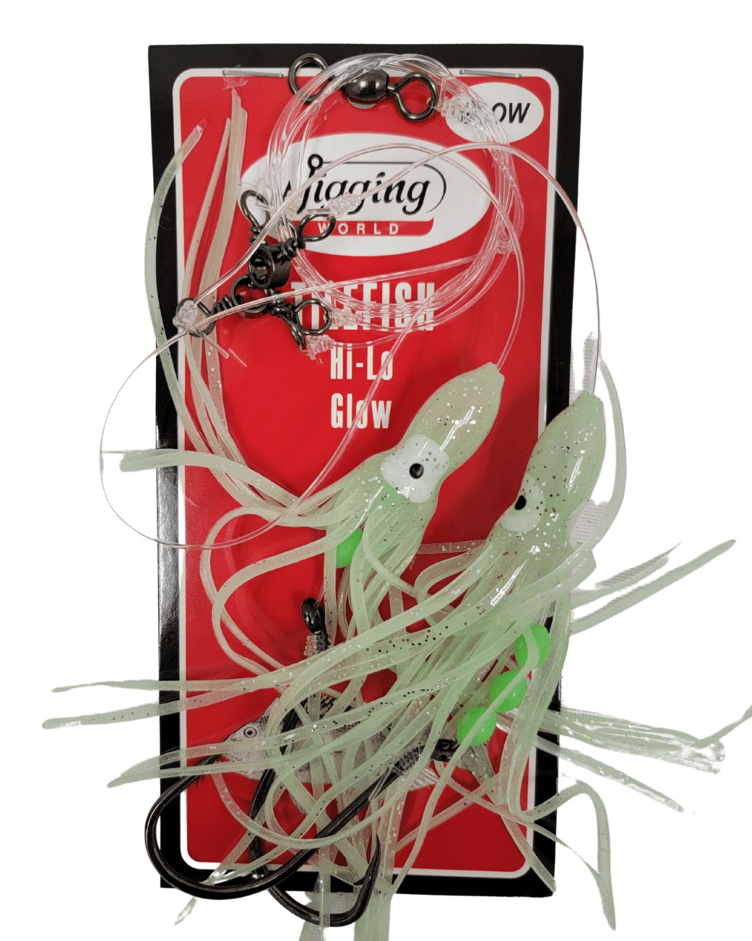 Jigging World Tilefish Hi-Lo Rigs-Terminal Tackle-Jigging World-Chartreuse/Glow-Tackle World