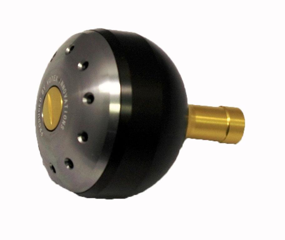 Jigging World Votex 45mm Aluminum Power Knobs Type B-Power Handles & Knobs-Jigging World-Dark Gun/Gold-Tackle World