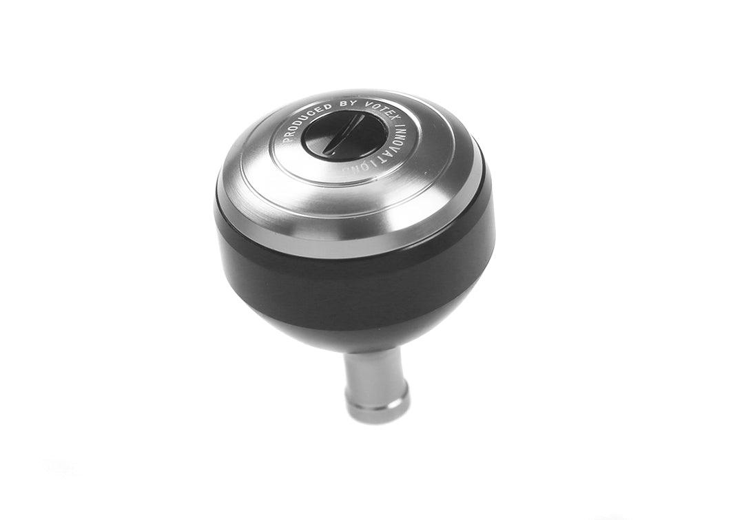 Jigging World Votex Aluminum Power Knobs Type A-Power Handles & Knobs-Jigging World-Dark Gunmetal/Silver-34mm-Tackle World