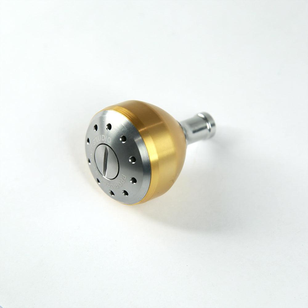 Jigging World Votex Aluminum Power Knobs Type A-Power Handles & Knobs-Jigging World-Gold/Silver-34mm-Tackle World