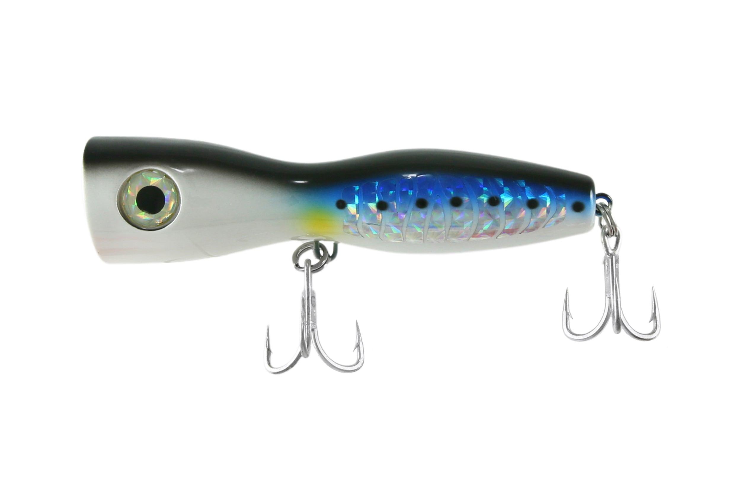 Jigging World Wadani Poppers-Lures-Jigging World-150mm 89g / 5.9" 3.1oz-Blue Silver-Tackle World