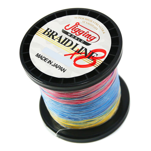 Jigging World X8 Braided Line Multicolor-Line & Leader-Jigging World-600 meter-40 lb-Tackle World