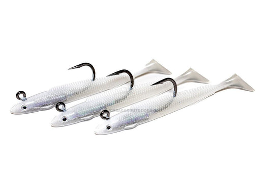 Joe Baggs Miracle Minnows (Sandeels)-Lures-Joe Baggs-5/8oz (5pk)-Ghost-Tackle World