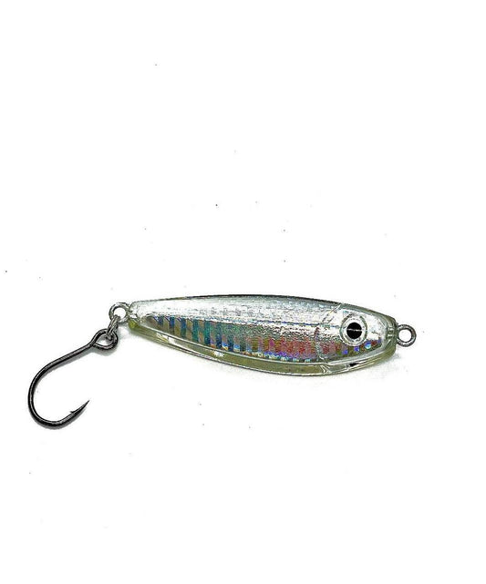 Joe Baggs Peanut Resin Jigs-Lures-Joe Baggs-Weight: .75oz / Length: 1.75"-Chrome-Tackle World