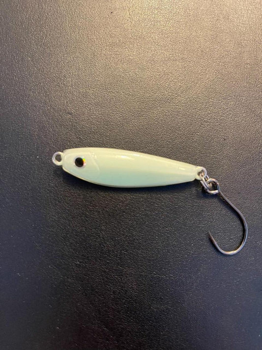 Joe Baggs Peanut Resin Jigs-Lures-Joe Baggs-Weight: .75oz / Length: 1.75"-Glow/Bone-Tackle World