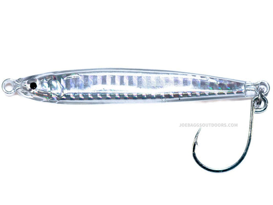 Joe Baggs Resin Jigs Long Cast Series-Lures-Joe Baggs-Chrome/Bunker-Weight: .75oz / Length: 2.75"-Tackle World