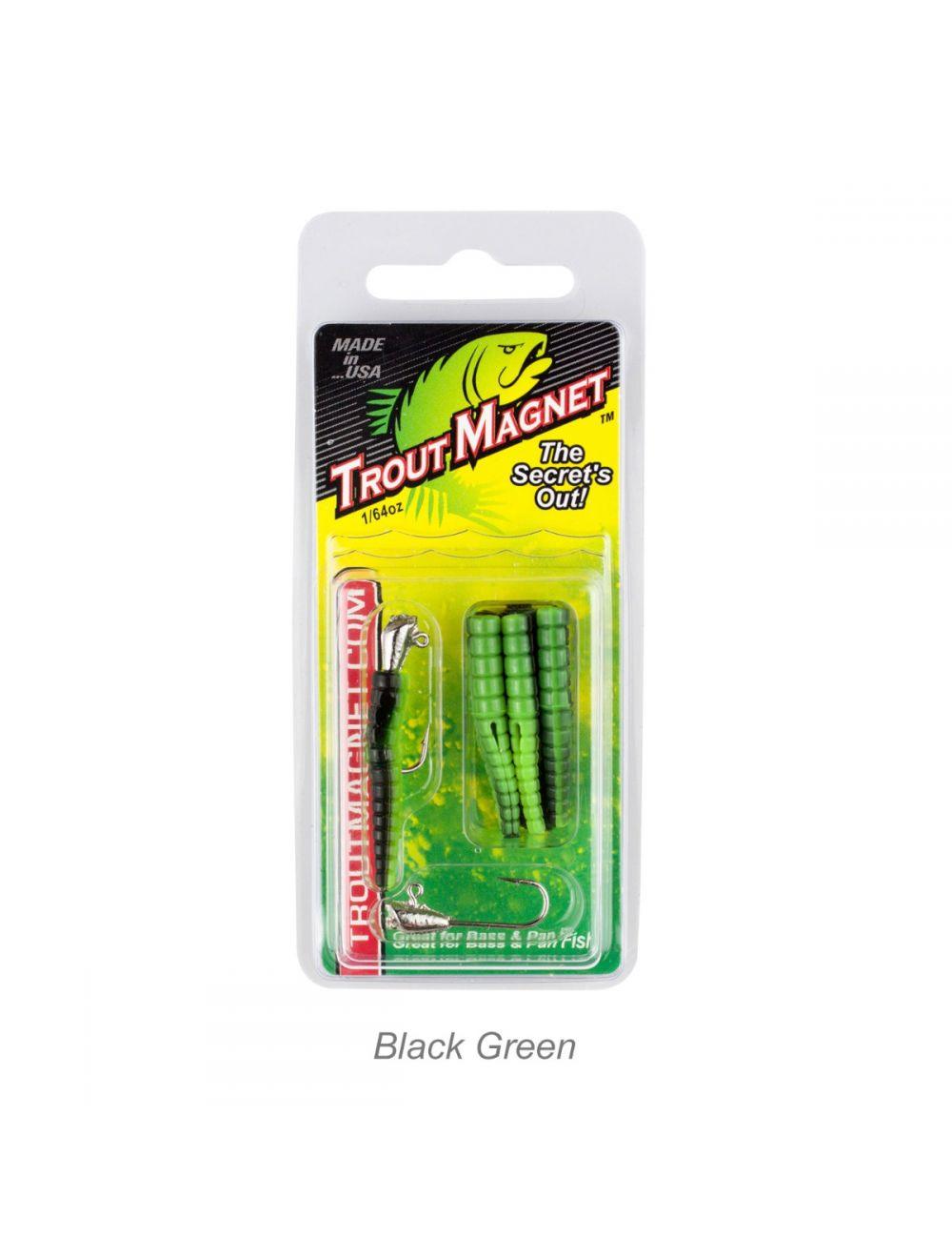 Leland Lures Trout Magnet 9pc Packs-Lures-Leland Lures-Black/Green-Tackle World