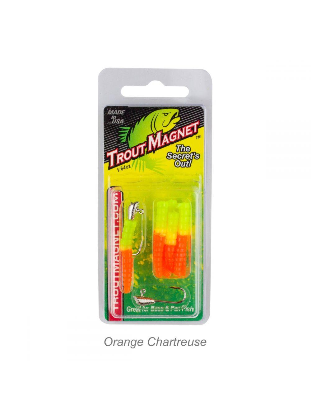 Leland Lures Trout Magnet 9pc Packs-Lures-Leland Lures-Orange/Chartreuse-Tackle World