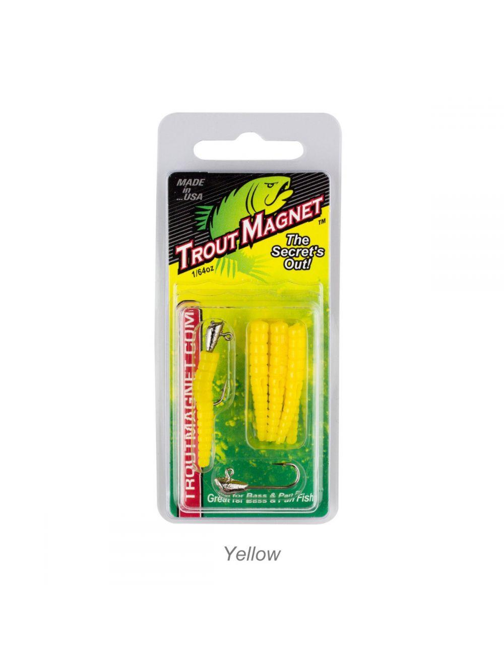 Leland Lures Trout Magnet 9pc Packs-Lures-Leland Lures-Yellow-Tackle World