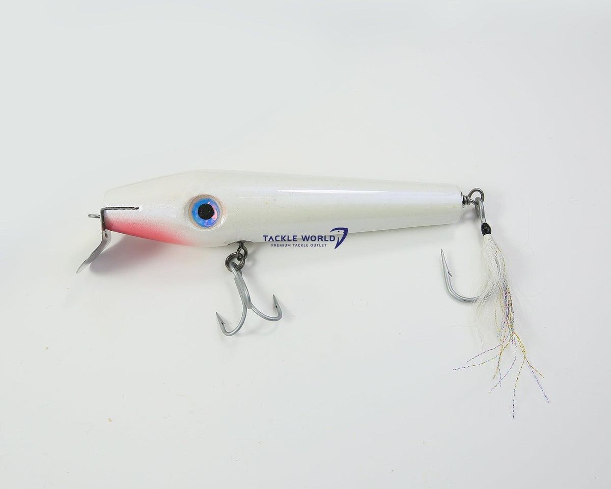 Lemire's Plugworks Senior Swimmer 6.5." 2.5oz Metal Lip-Lures-Lemire's Plugworks-White-Tackle World