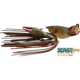 Live Target Hollow Body Craw Jigs-Lures-Live Target-Brown/Red-Length: 1 1/2" - Weight: 3/8oz-Tackle World