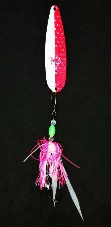 M3Tackle Fully Rigged Fluke Spoon Rigs-Terminal Tackle-M3Tackle-Pink Panther-Spoon Length: 3"-Tackle World