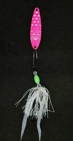 M3Tackle Fully Rigged Fluke Spoon Rigs-Terminal Tackle-M3Tackle-Pink-Spoon Length: 3"-Tackle World