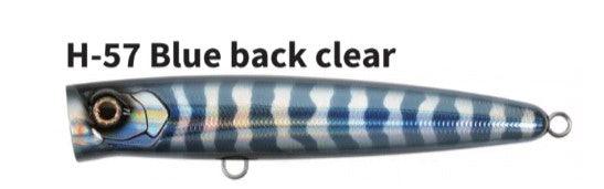 Major Craft Bassday 160mm Bungy Popper-Lures-Major Craft-Blue Back Clear-Tackle World