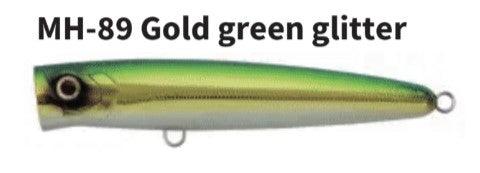 Major Craft Bassday 160mm Bungy Popper-Lures-Major Craft-Gold Green Glitter-Tackle World