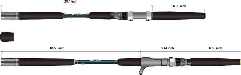 Major Craft Giant Killing PG (Tuna) Jigging Casting Rods-Rod-Major Craft-GXJ-B62PGXX-Tackle World