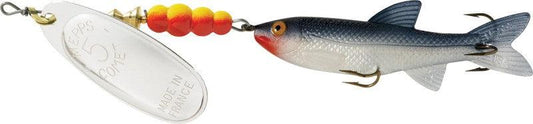 Mepps Comet Mino Inline Spinners-Lures-Mepps-Blade: Silver - Mino: Shad-#5- 1/2oz with 3" mino-Tackle World