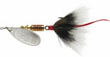 Mepps Dressed Aglia Inline Spinners-Lures-Mepps-Blade: Silver / Tail: Grey-#3 - 1/4oz-Tackle World