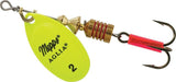 Mepps Plain Aglia Inline Spinners-Lures-Mepps-Hot Chartreuse-#2 - 1/6oz-Tackle World