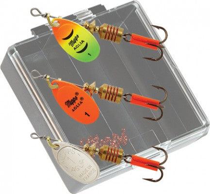 Mepps Trout Pocket Pac - #1 Aglia Plain Inline Spinners-Lures-Mepps-Tackle World