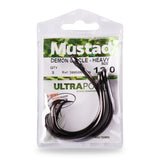 Mustad Demon Perfect Circle In-Line 3X Hooks Black Knickel-Terminal Tackle-Mustad-Tackle World