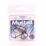 Mustad O'Shaughnessy Baitholder Hooks Black Knickel-Terminal Tackle-Mustad-Tackle World