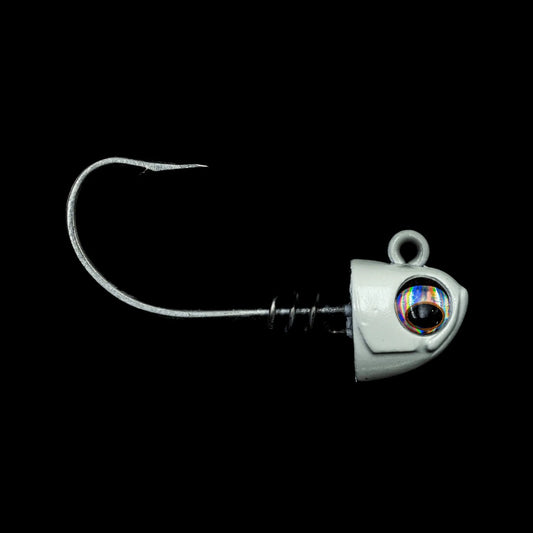 NLBN - No Live Bait Needed Hot Heads Jig Heads for 8" Paddle Tails-Accessories-NLBN-1.5 oz-Glow-Tackle World