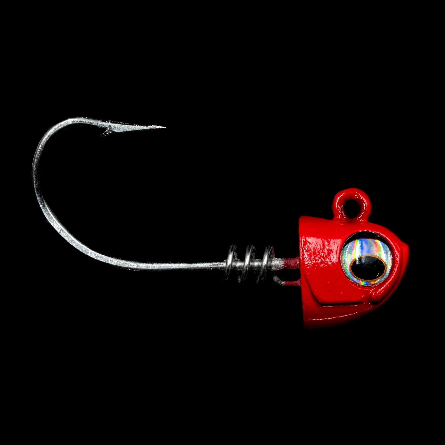 NLBN - No Live Bait Needed Hot Heads Jig Heads for 8" Paddle Tails-Accessories-NLBN-1.5 oz-Hot Red-Tackle World