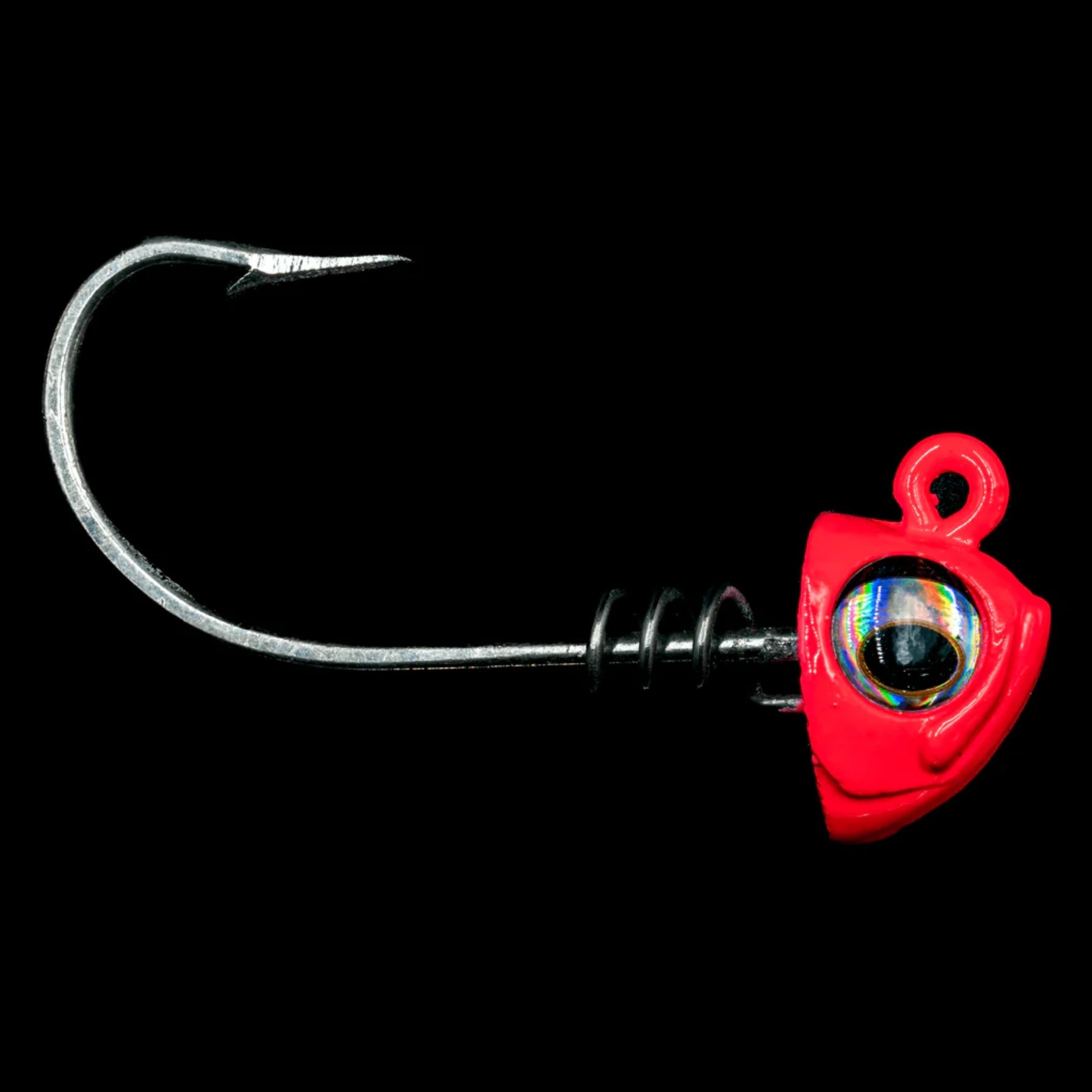 NLBN - No Live Bait Needed Hot Heads Screw Lock Jig Heads for 5" Paddle Tails-Lures-NLBN-1 oz-Hot Pink-Tackle World