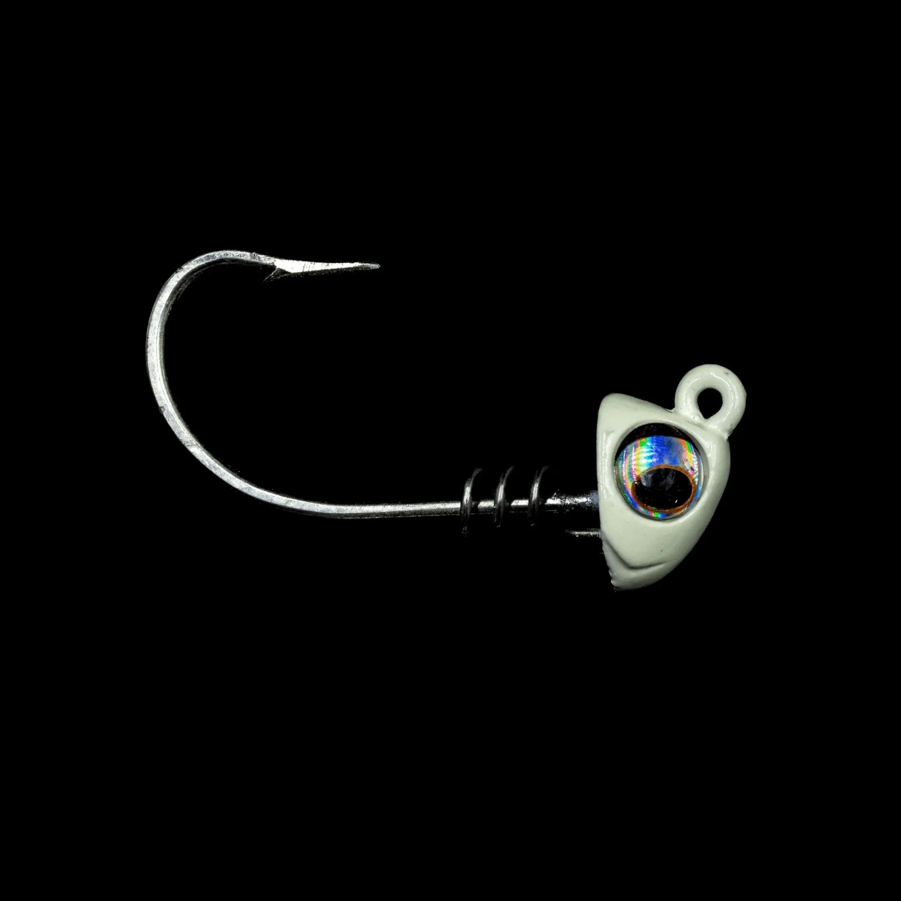 NLBN - No Live Bait Needed Hot Heads Screw Lock Jig Heads for 5" Paddle Tails-Lures-NLBN-3/4 oz-Glow-Tackle World