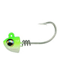 NLBN - No Live Bait Needed Screw Lock Jig Heads for 5" Paddle Tails-Lures-NLBN-3/4 oz-Limesider-Tackle World