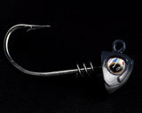 NLBN - No Live Bait Needed Tuna 4x Super-Duty Screw Lock Jig Heads-Lures-NLBN-3/4oz-Mullet Run-Tackle World