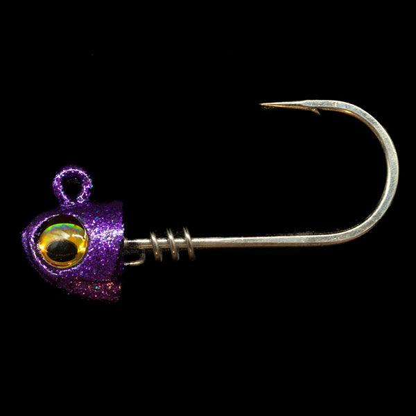 NLBN - No Live Bait Needed Tuna 4x Super-Duty Screw Lock Jig Heads-Lures-NLBN-3/4oz-Purple Haze-Tackle World