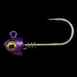 NLBN - No Live Bait Needed Tuna 4x Super-Duty Screw Lock Jig Heads-Lures-NLBN-3/4oz-Purple Haze-Tackle World