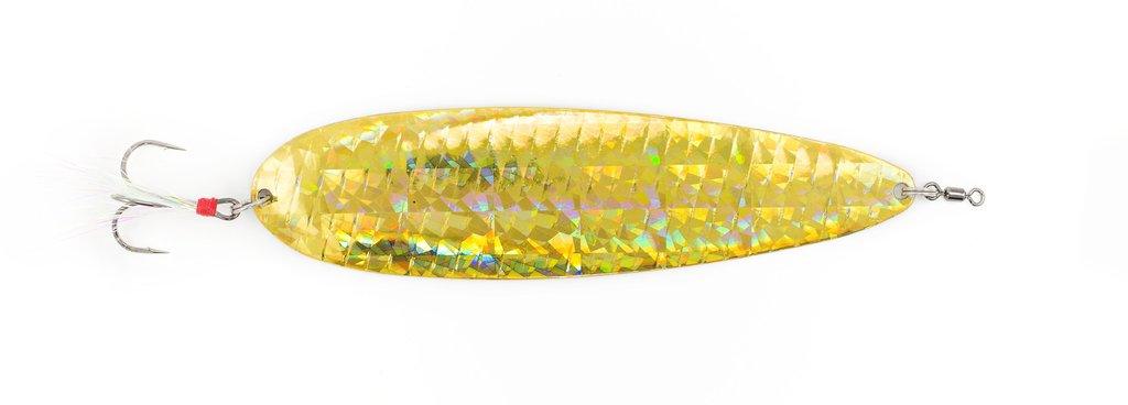 Nichols Lures Ben Parker Magnum Flutter Spoons Saltwater Edition-Lures-Nichols Lures-Gold Shattered Glass-Length: 8" / Weight: 3.5oz-Tackle World