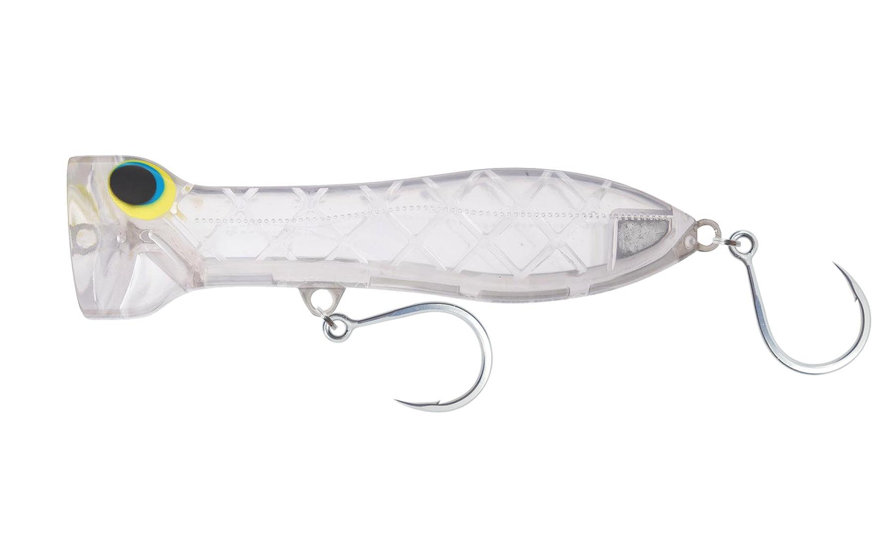 Nomad Chug Norris Poppers-Lures-Nomad-Clear-Length: 4.75" - Weight: 1.5oz-Tackle World