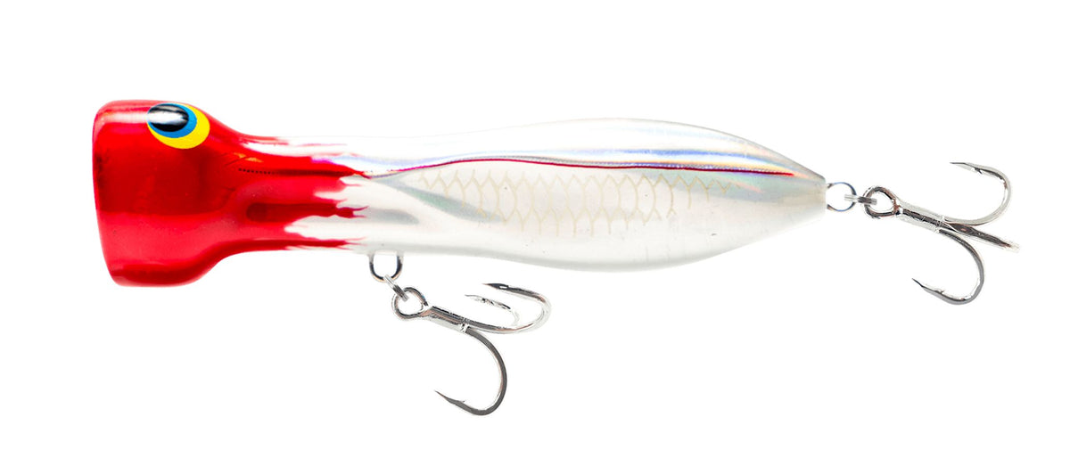 Nomad Chug Norris Poppers-Lures-Nomad-Fireball Red Head-Length : 3.75" - Weight: 3/4oz-Tackle World