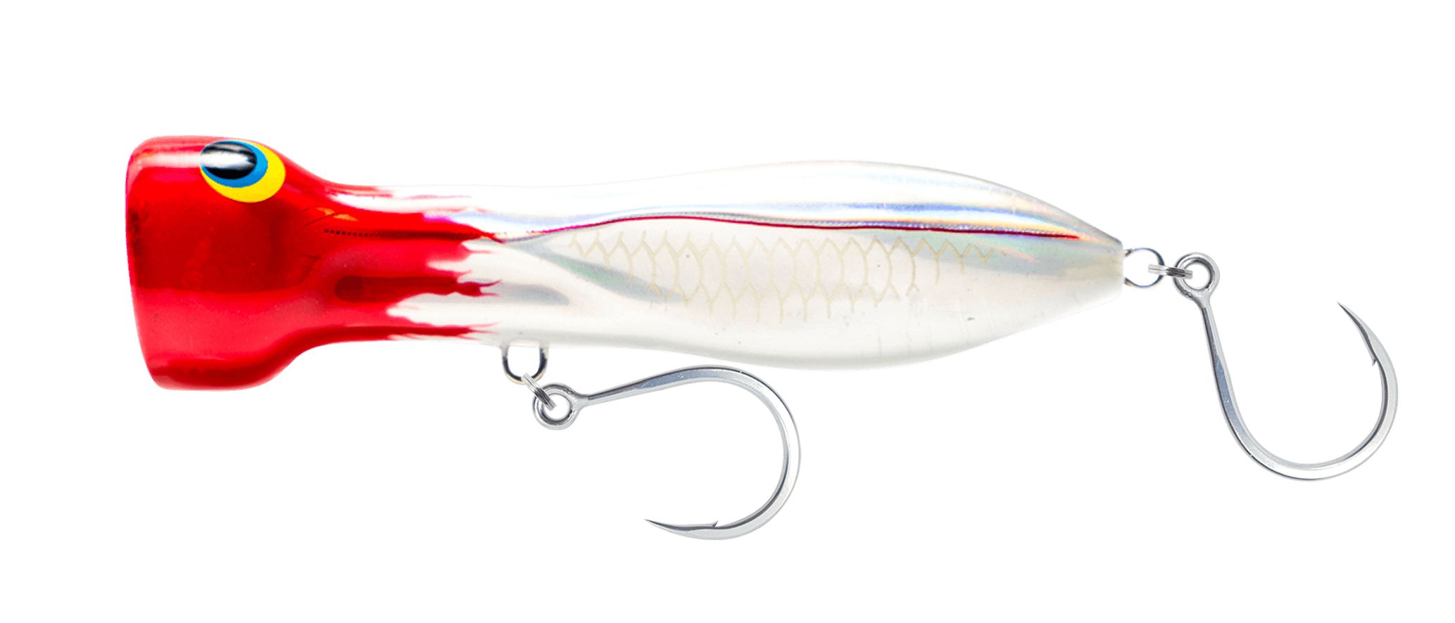 Nomad Chug Norris Poppers-Lures-Nomad-Fireball Red Head-Length: 4.75" - Weight: 1.5oz-Tackle World