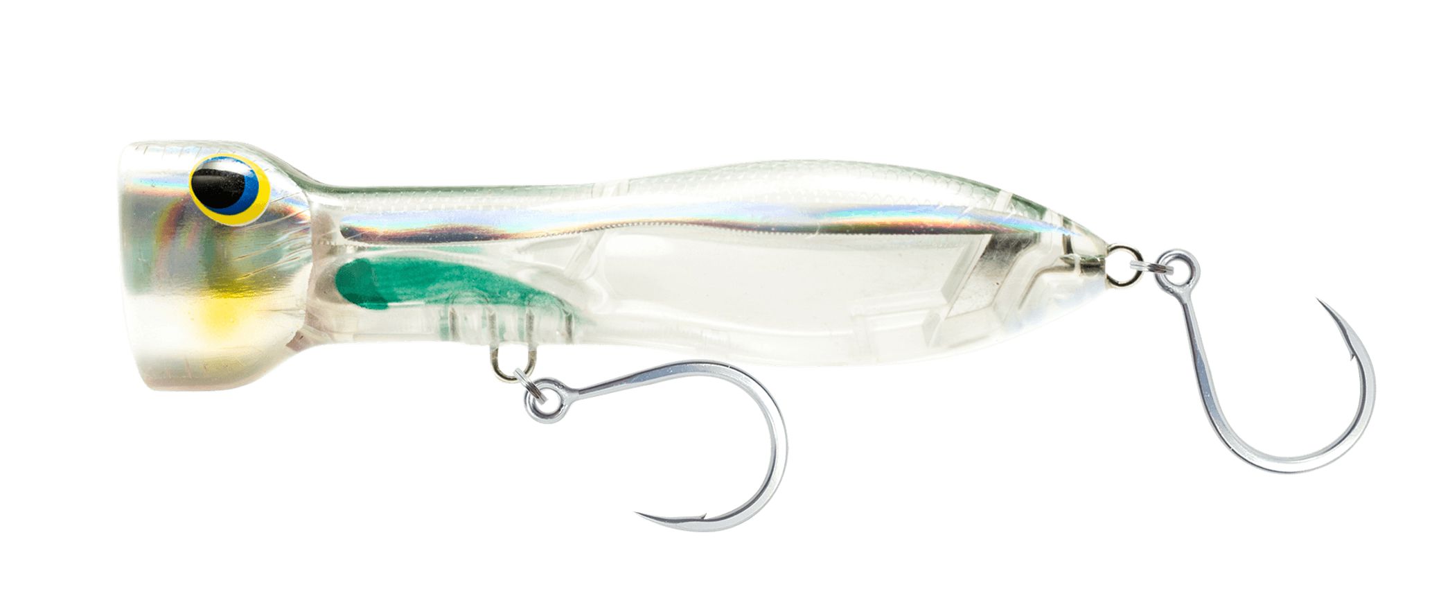 Nomad Chug Norris Poppers-Lures-Nomad-Holo Ghost Shad-Length: 4.75" - Weight: 1.5oz-Tackle World