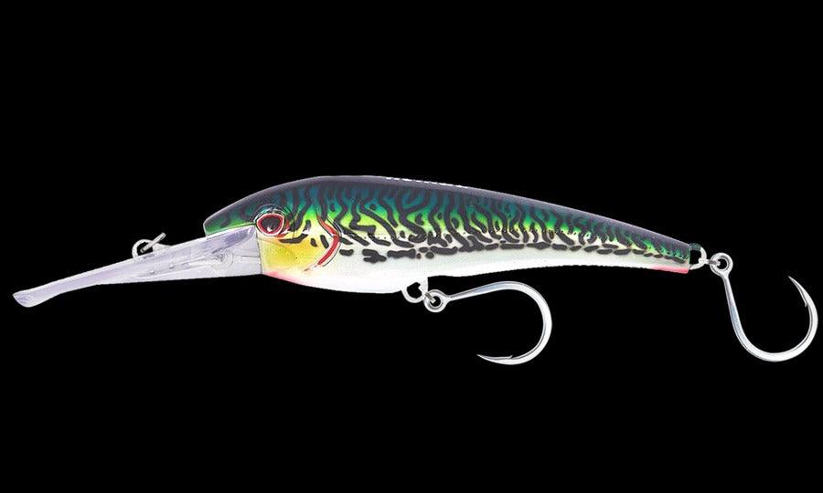 Nomad DTX Minnow 200mm / 8" Heavy Duty Sinking Trolling Lure-Lures-Nomad-Model: DTX 200mm / 8" Sinking-Silver Green Mackerel-Tackle World