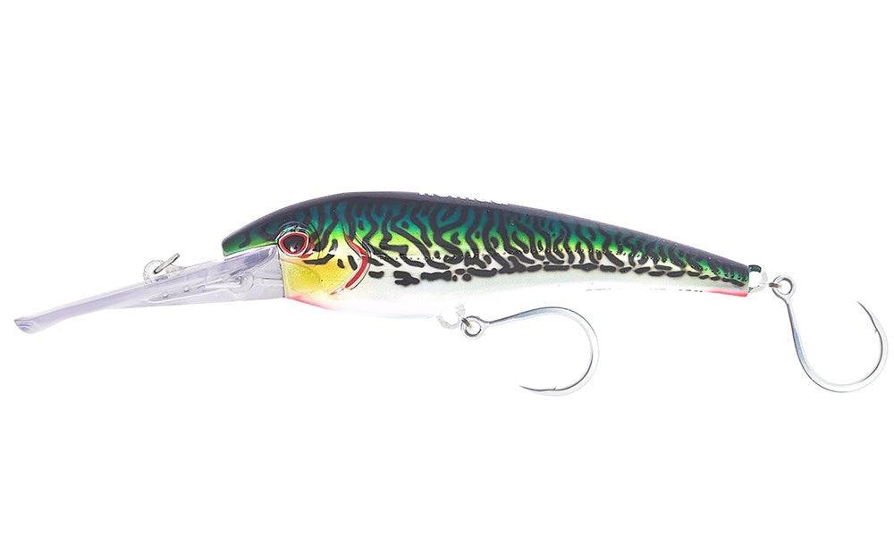 Nomad DTX Minnow 220 Heavy Duty Sinking 9" Trolling Lures-Lures-Nomad-Silver Green Mackerel-Size- 9" Weight- 7-3/4oz-Tackle World