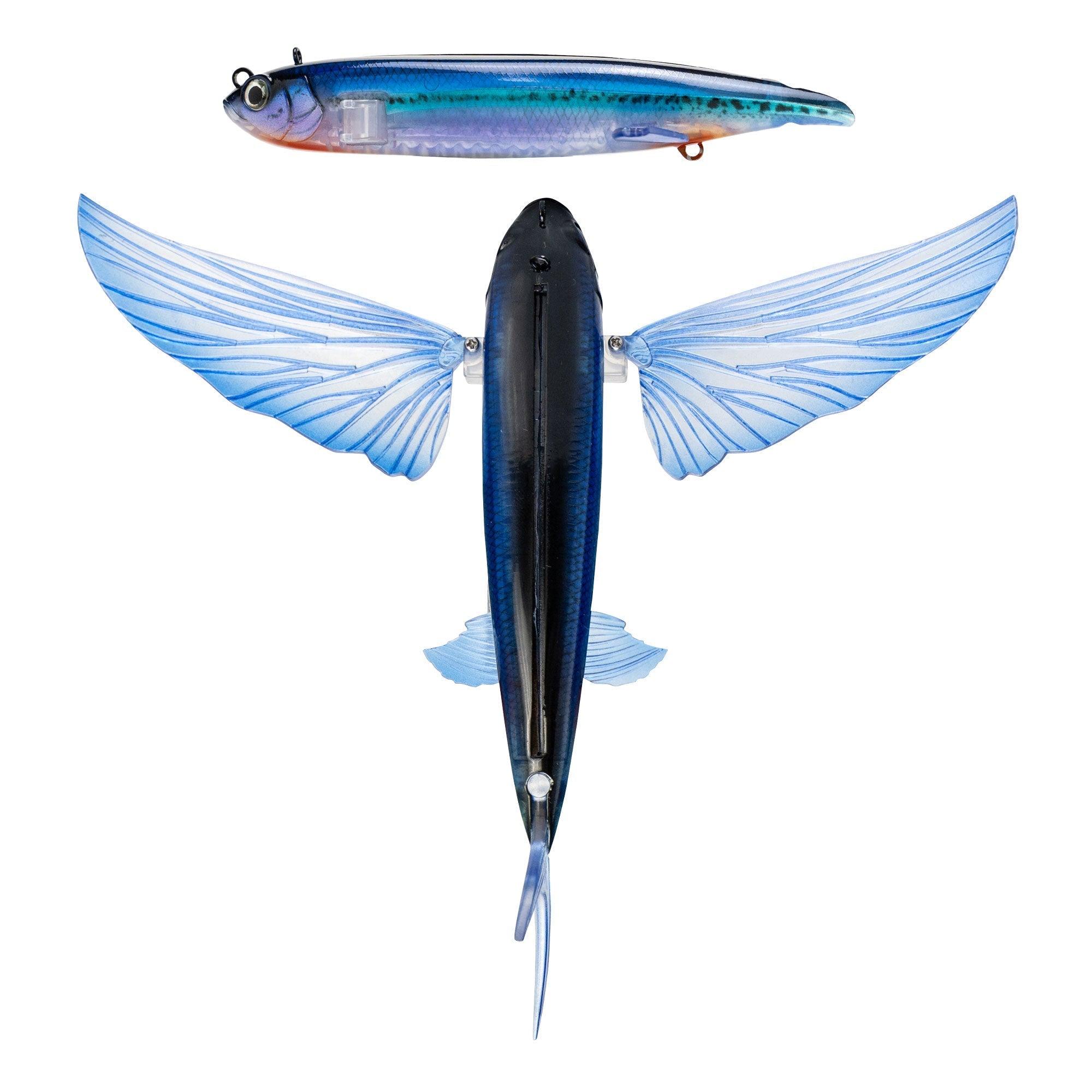 Nomad Design Slipstream Flying Fish Lures-Lures-Nomad-Electric-Length: 140mm / Weight: 50g-Tackle World