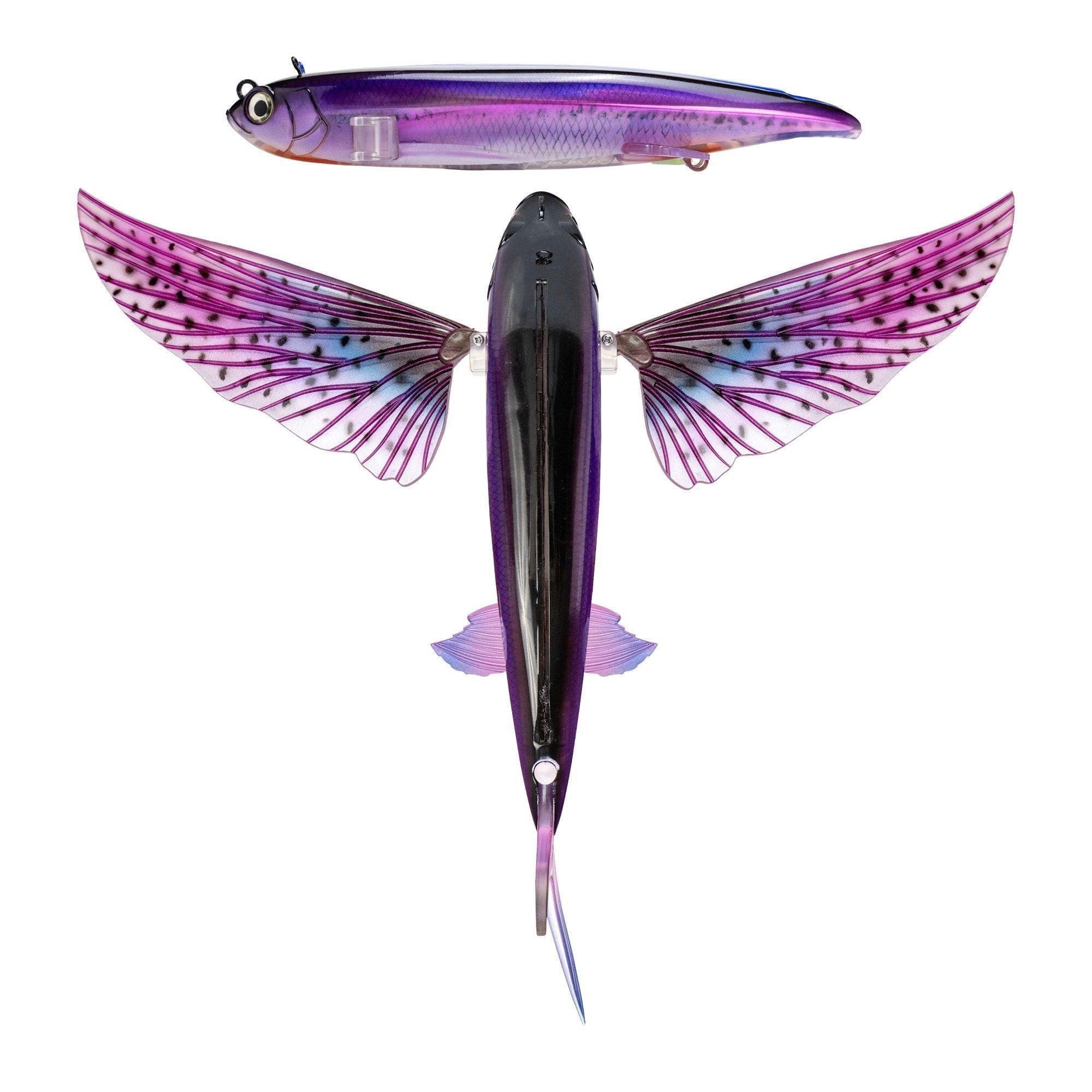 Nomad Design Slipstream Flying Fish Lures-Lures-Nomad-Phantom-Length: 140mm / Weight: 50g-Tackle World