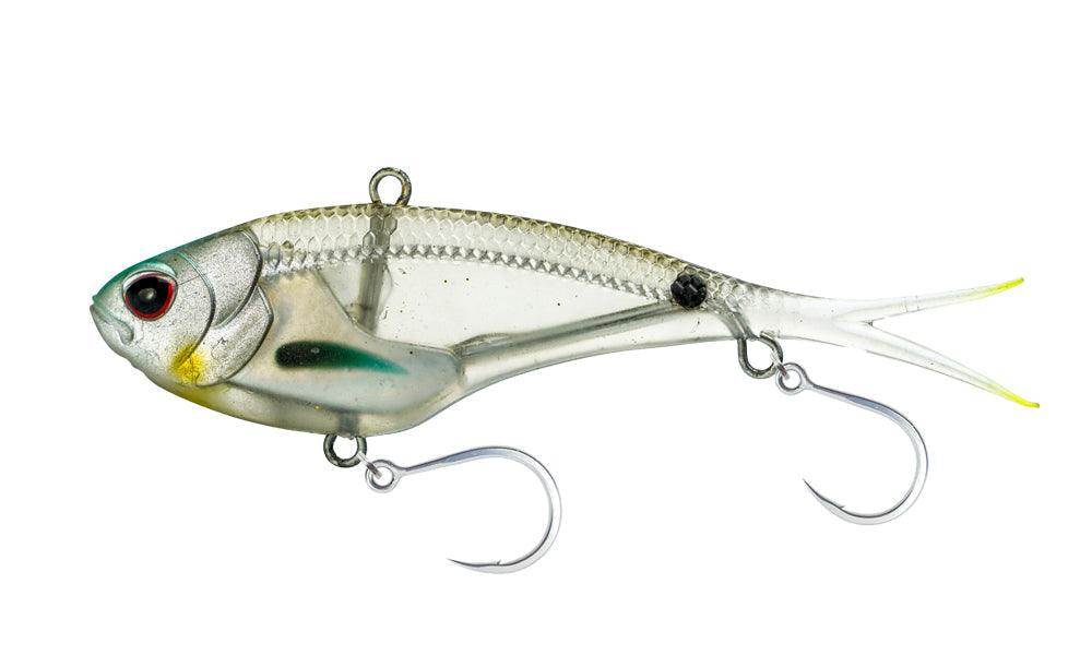 Nomad Design Vertrex Max Vibe Jigs-Lures-Nomad-Holo Ghost Shad-Length: 130mm - Weight: 65g-Tackle World