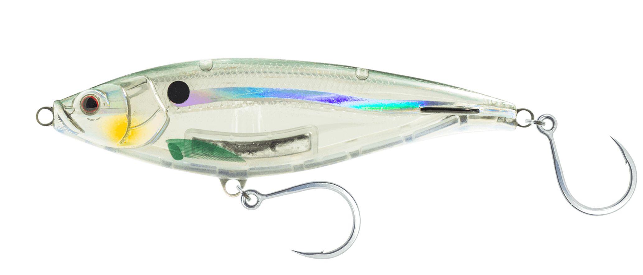 Nomad Madscad Sinking Lures-Lures-Nomad-Holo Ghost Shad-Model: 115 - Length: 4.5"-Tackle World