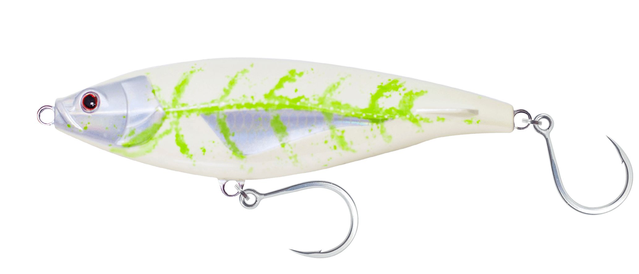 Nomad Madscad Sinking Lures-Lures-Nomad-White Glow-Model: 115 - Length: 4.5"-Tackle World