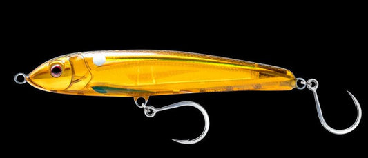 Nomad Riptide 155 Floating Stickbait-Lures-Nomad-Amber Ghost Shad-Tackle World