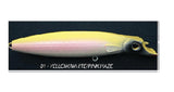 Northbar Tackle Bottledarter Lures-Lures-Northbar Tackle-Yellow White w/ Pink Haze-Length: 7.5" - Weight: 2 1/2oz-Tackle World